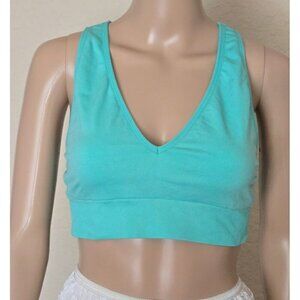 Victoria Secret Pink green racerback bralette Size L